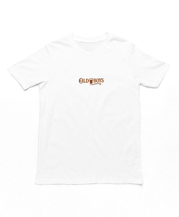 White Relaxed Fit Old boys T-Shirt