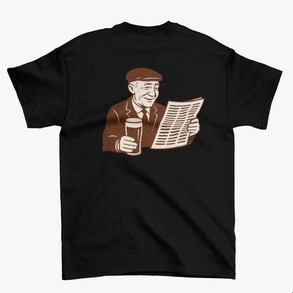 Black Relaxed Fit Old boys T-Shirt